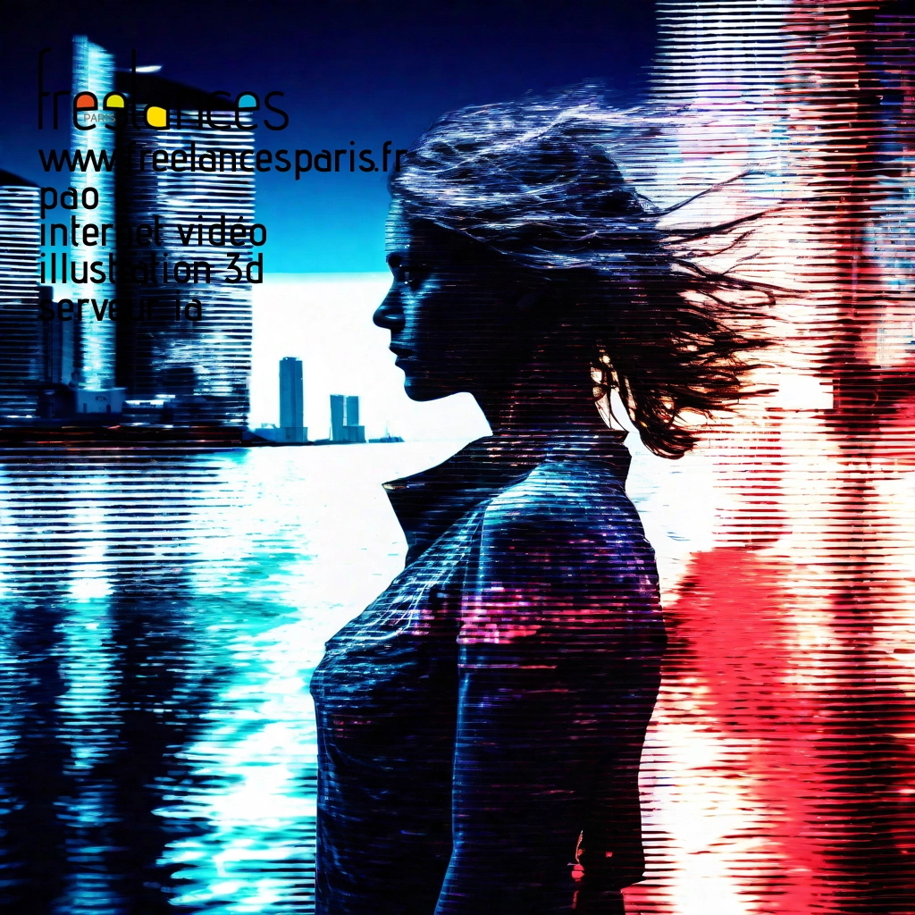 Pao mise en page internet vidéo illustration 3d serveur IA générative AI freelance paris studio de création magazines lzf5aji0